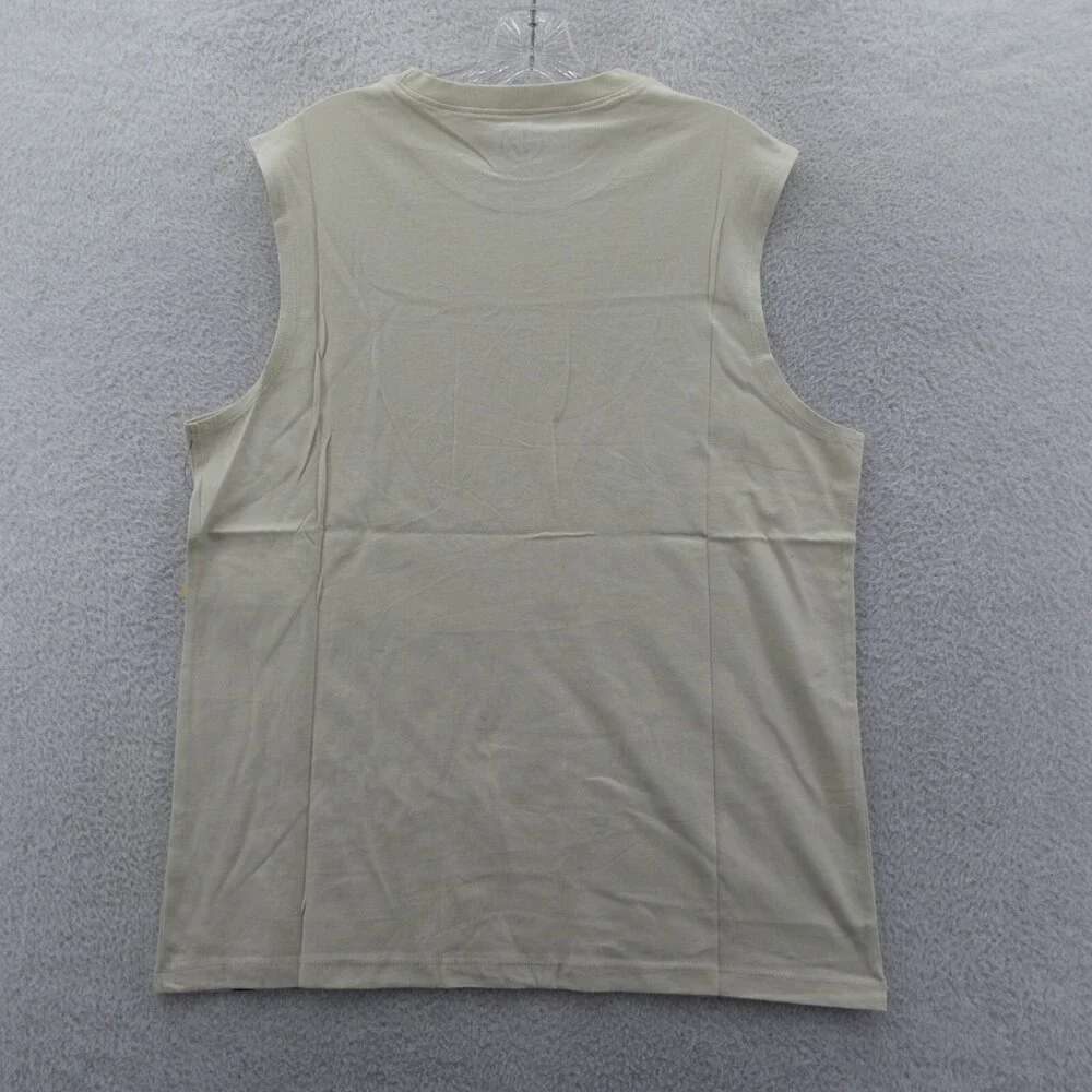 St Louis Cardinals Tank Top Men Medium Relaxed Beige '47 Brand 100% Cotton Shirt